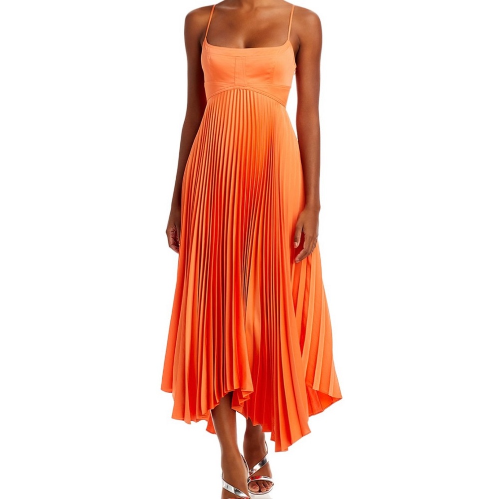 House of Harlow 1960 Vibrant Orange Dress